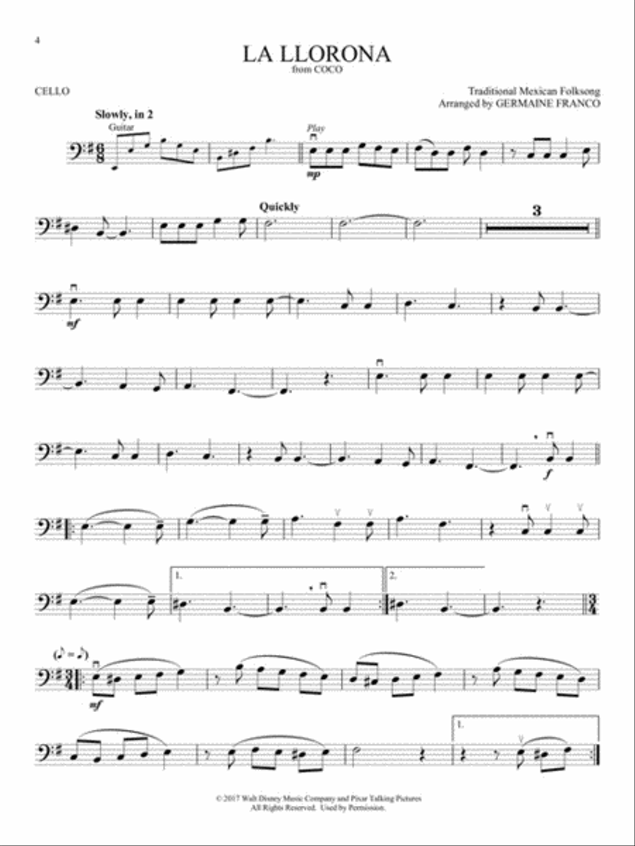 Coco Cello scores gallery preview page 3