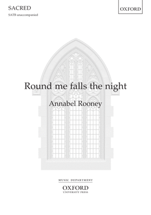 Book cover for Round me falls the night