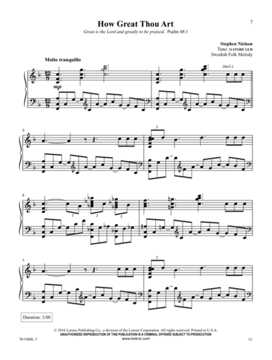 To God Alone Be Glory To God Alone Be Glory Piano Solo scores gallery preview page 5