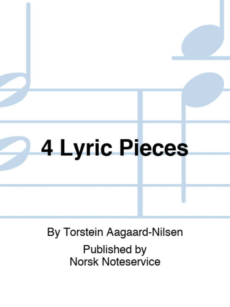 4 Lyric Pieces Euphonium scores gallery preview page 1