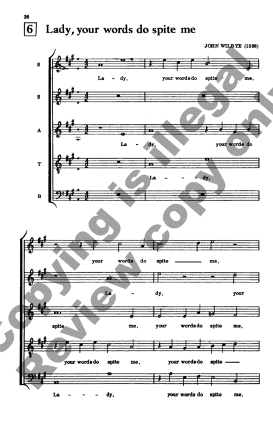 Invitation to Madrigals, Book 7 SSATB scores gallery preview page 16