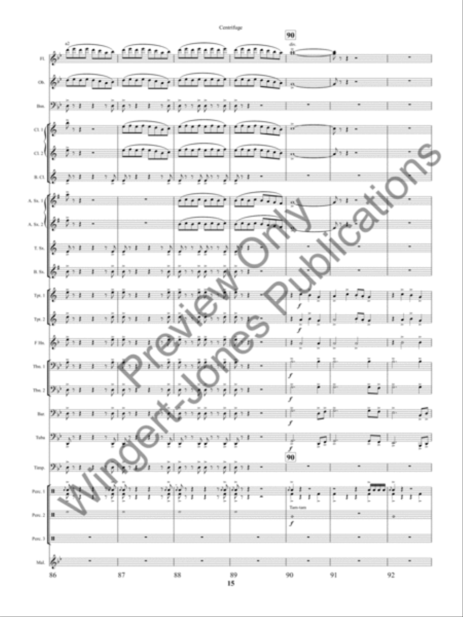 Centrifuge Centrifuge Concert Band scores gallery preview page 18