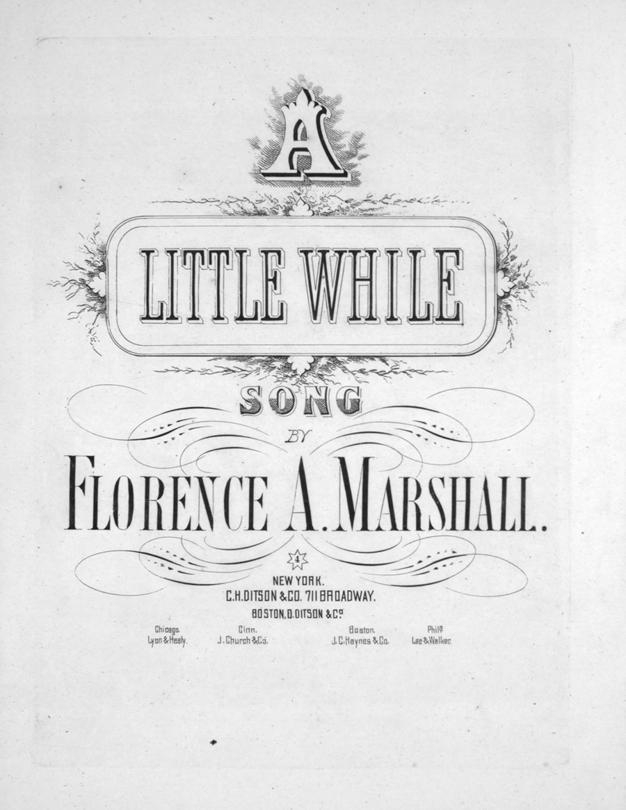A Little While. Song