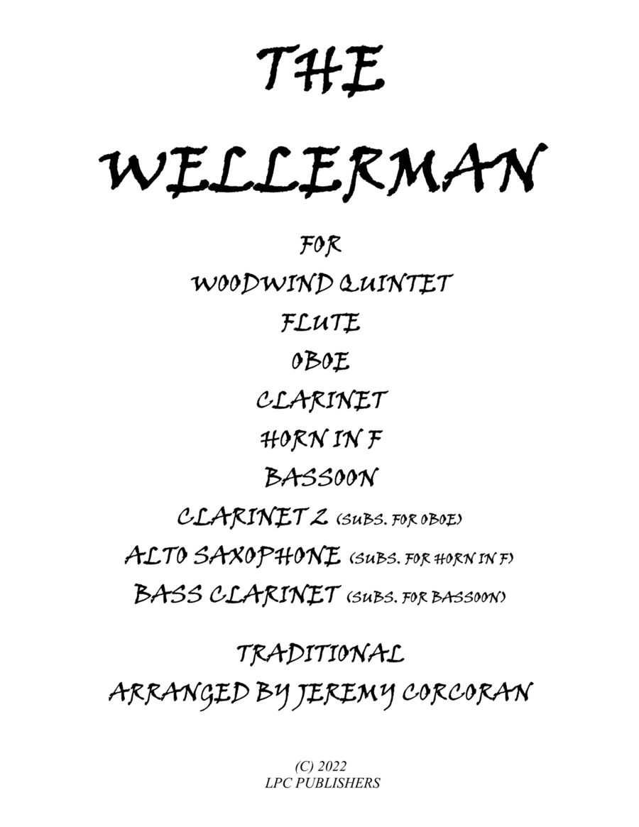 The Wellerman for Woodwind Quintet image number null