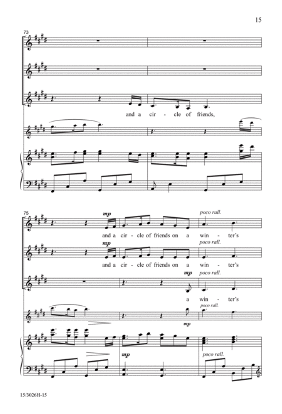A Circle of Friends A Circle of Friends SSA scores gallery preview page 15
