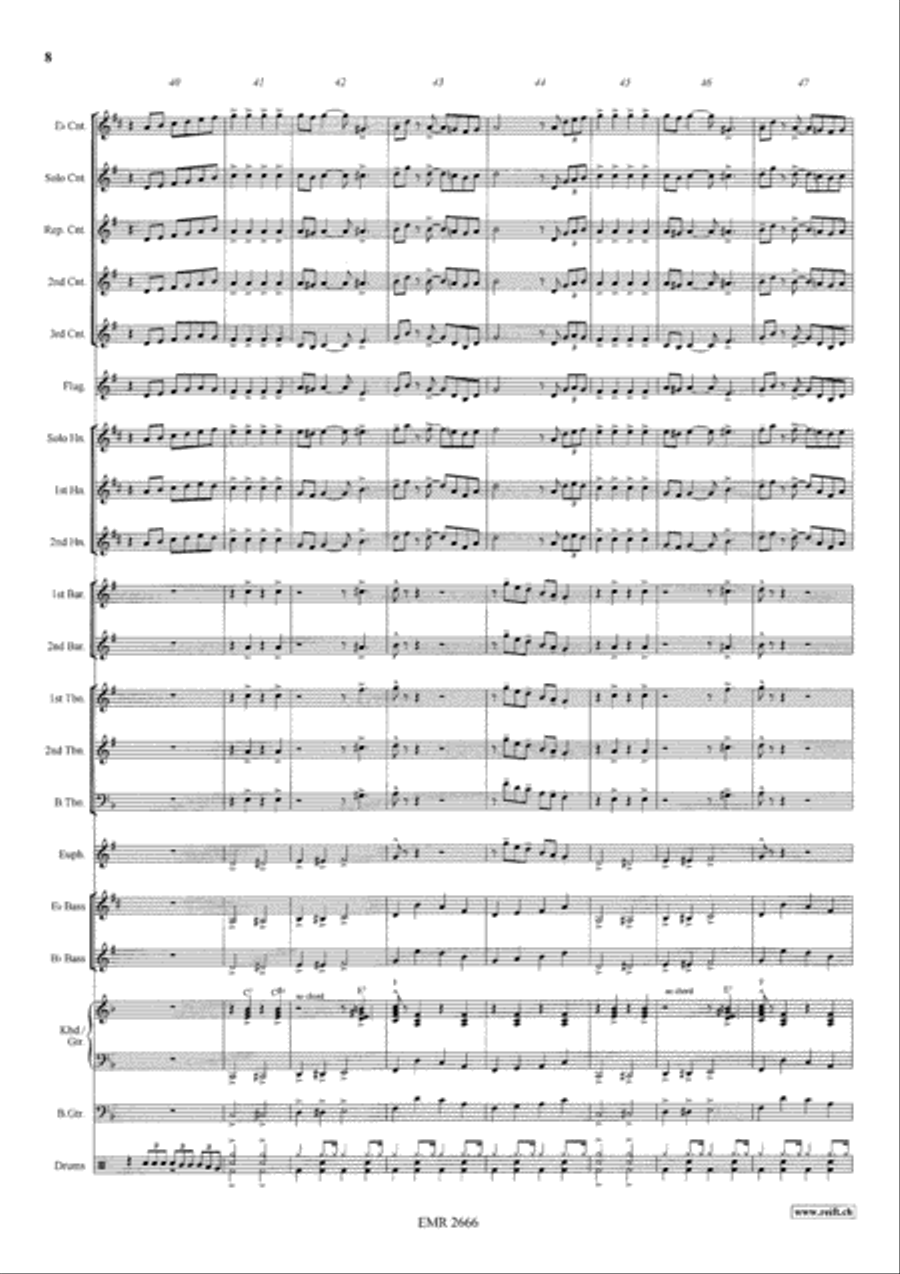American Patrol Brass Band scores gallery preview page 9