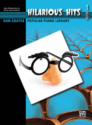 Book cover for Dan Coates Popular Piano Library -- Hilarious Hits, Book 1
