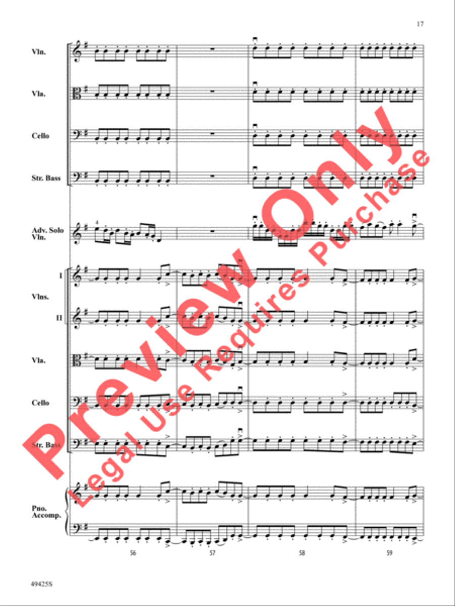 Any Way You Want It / Don't Stop Believin' String Orchestra scores gallery preview page 18