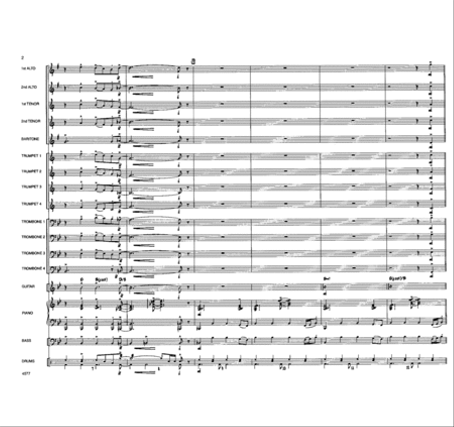 O Come, All Ye Faithful Jazz Ensemble scores gallery preview page 3