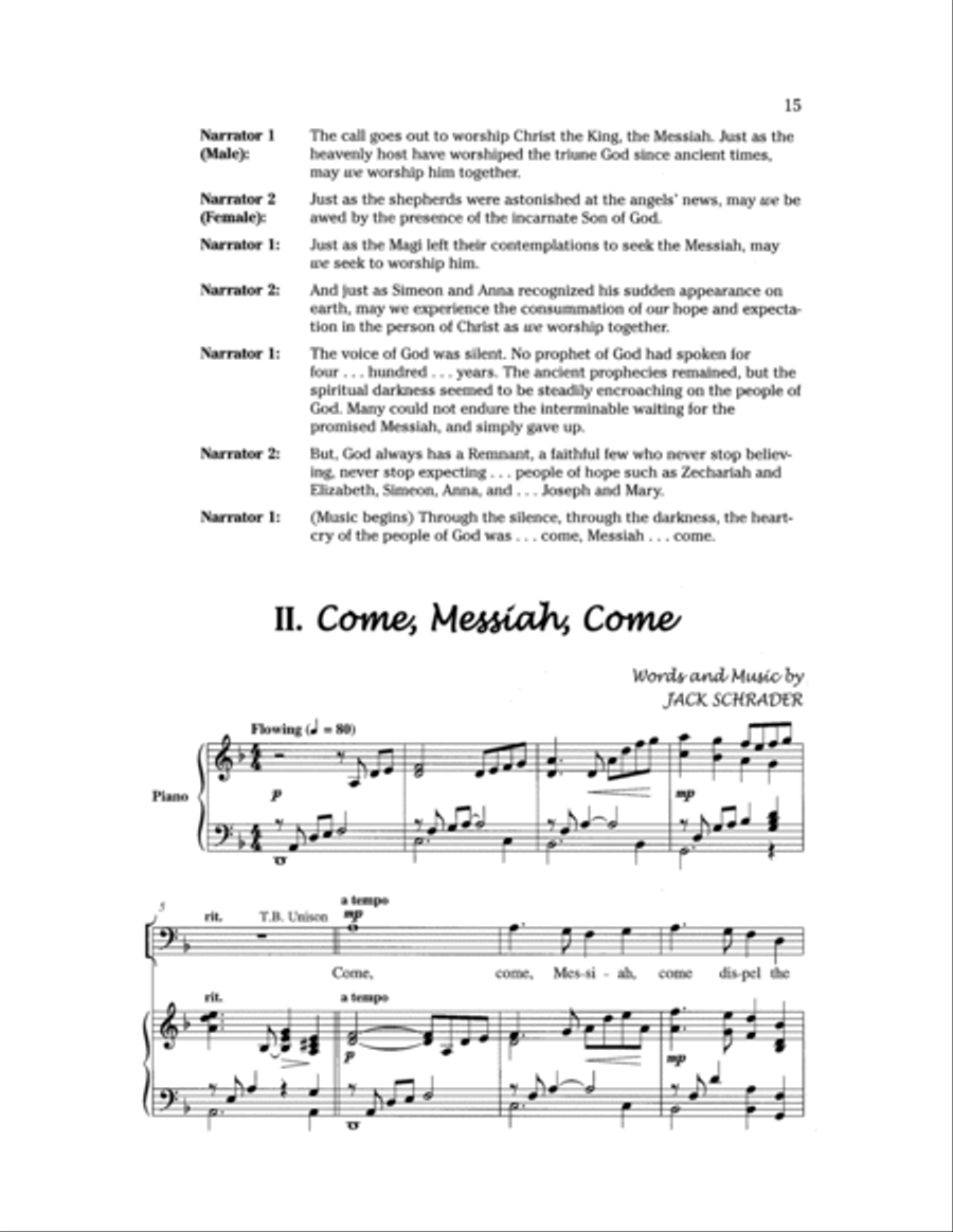 Go Tell It 4-Part scores gallery preview page 18