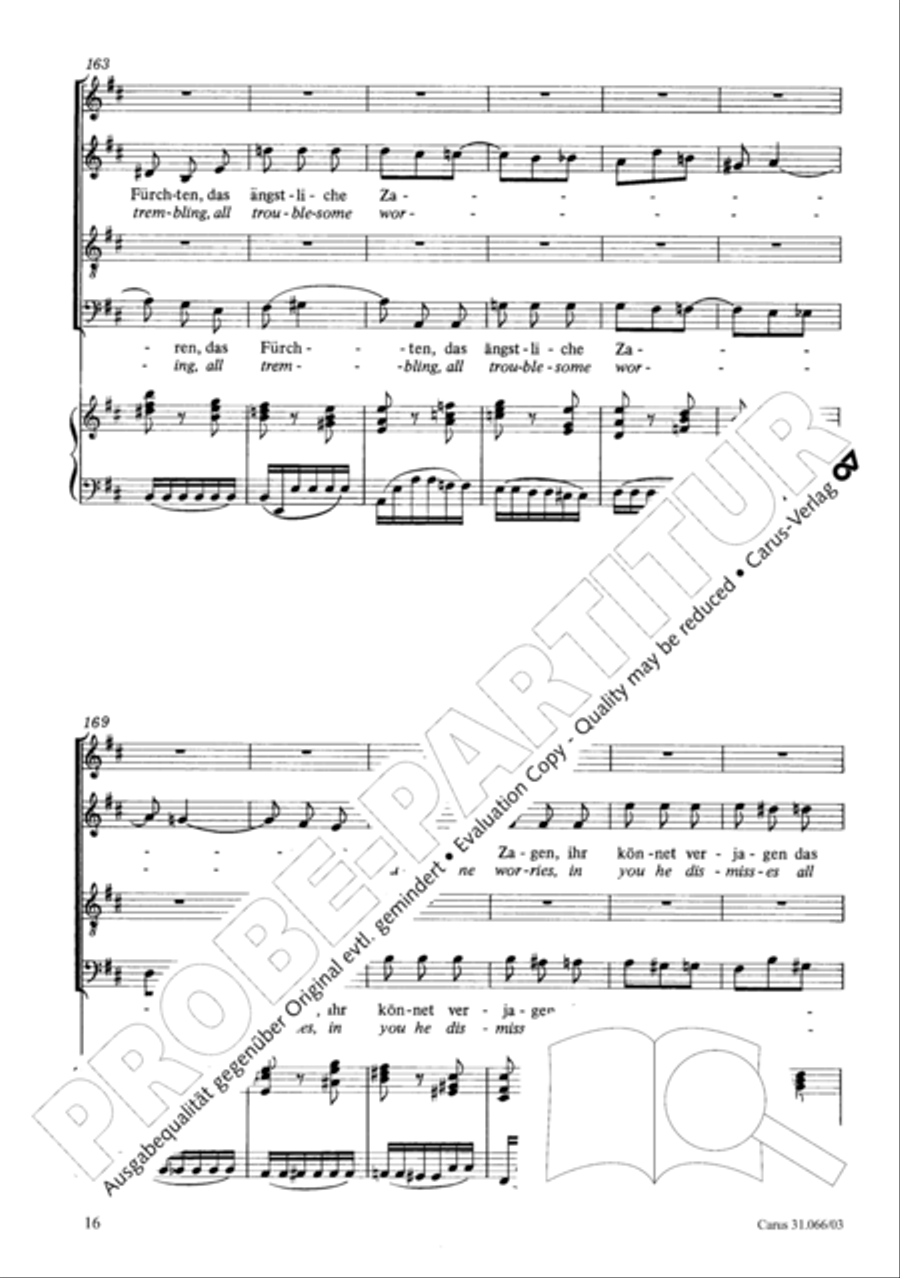 Be joyful, you Christians (Erfreut euch, ihr Herzen) ATB scores gallery preview page 17