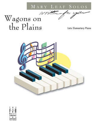 Book cover for Wagons on the Plains