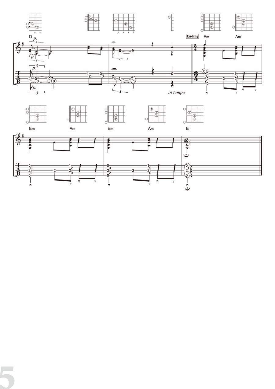 A Taste Of Honey Acoustic Guitar scores gallery preview page 5
