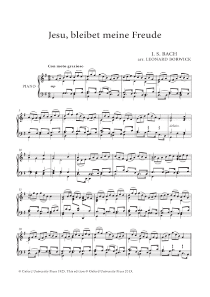 Jesu, bleibet meine Freude (Jesu, joy of man's desiring), BWV 147