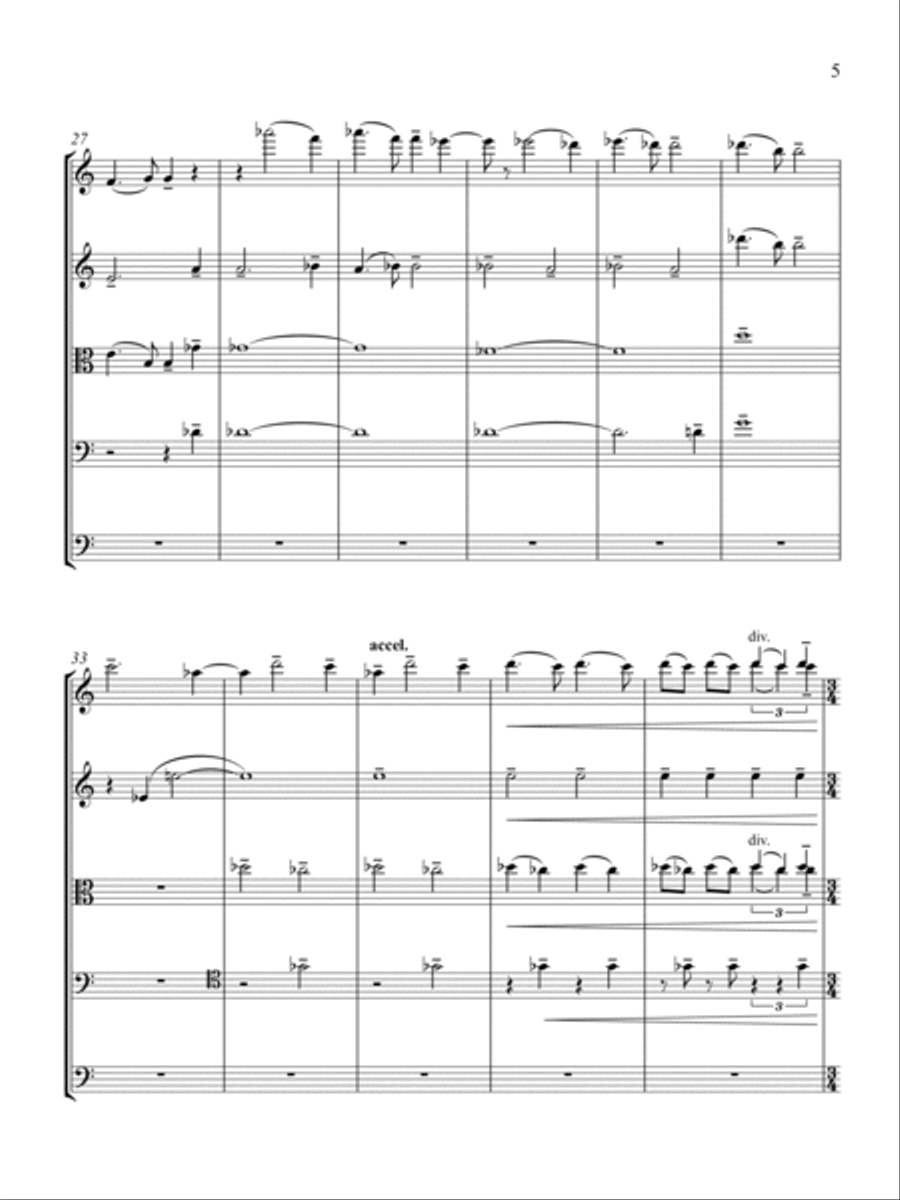 Elegiac Rondo Elegiac Rondo String Orchestra scores gallery preview page 5