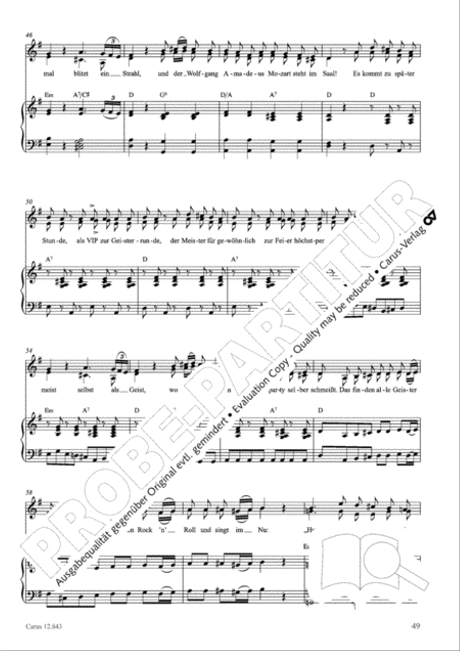 Gruselsongs, Band 1 Score scores gallery preview page 50