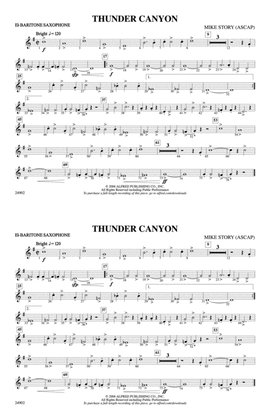 Thunder Canyon: E-flat Baritone Saxophone
