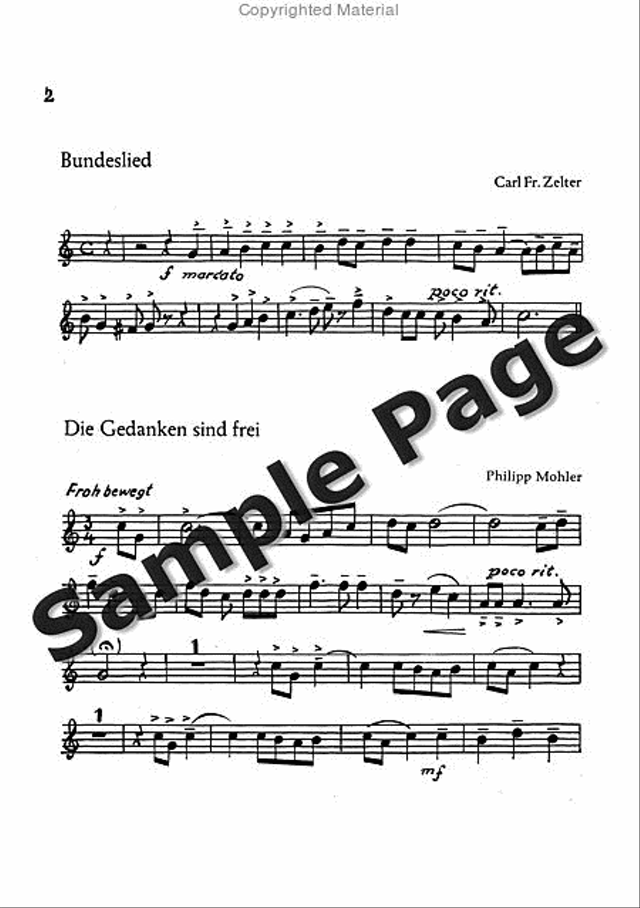 Mohler Ph Festliche Liedkantate Op37(dsb TTBB scores gallery preview page 23