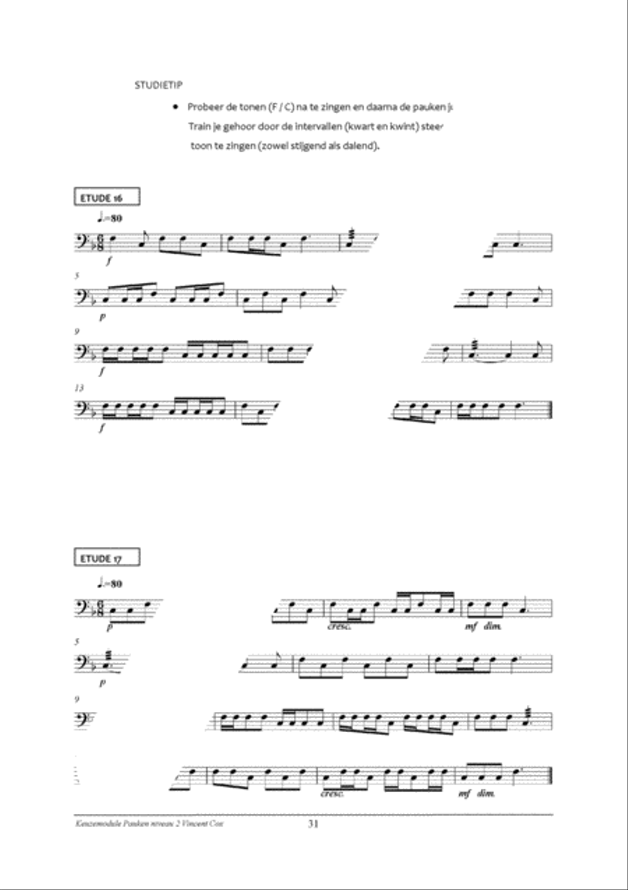 Percussion Modular: Pauken 2 Percussion scores gallery preview page 32