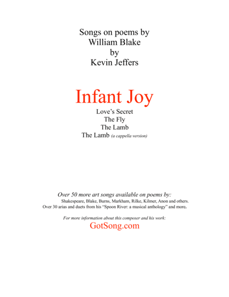 Infant Joy (poem by William Blake) image number null