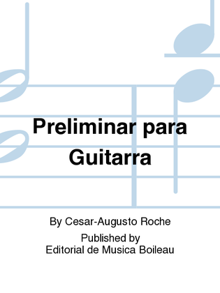 Preliminar para Guitarra