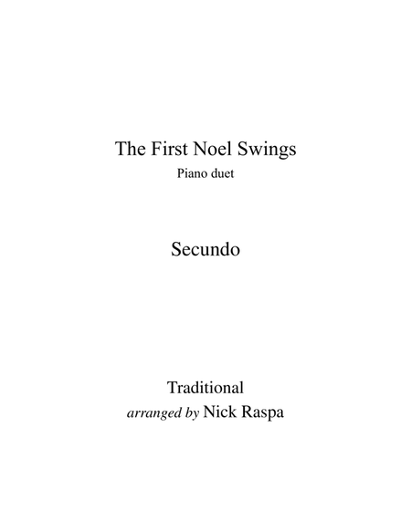 The First Noel Swings (1 piano 4 hands) Secundo image number null