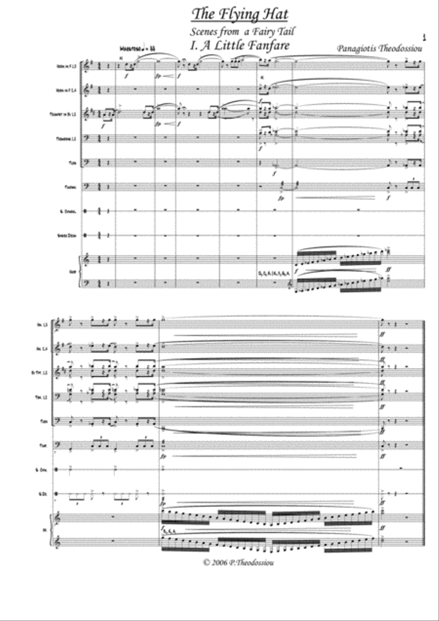 The Flying Hat, Scenes from a Fairy Tale for Orchestra image number null