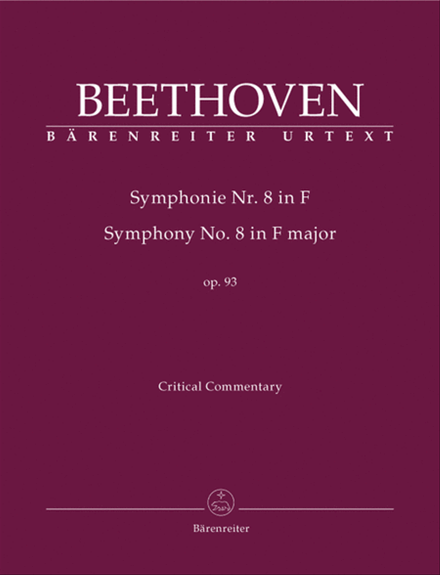 Symphony, No. 8 F major, Op. 93 Orchestra scores gallery preview page 1