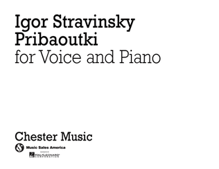 Book cover for Igor Stravinsky: Pribaoutki Chansons (Soprano/Piano Reduction)