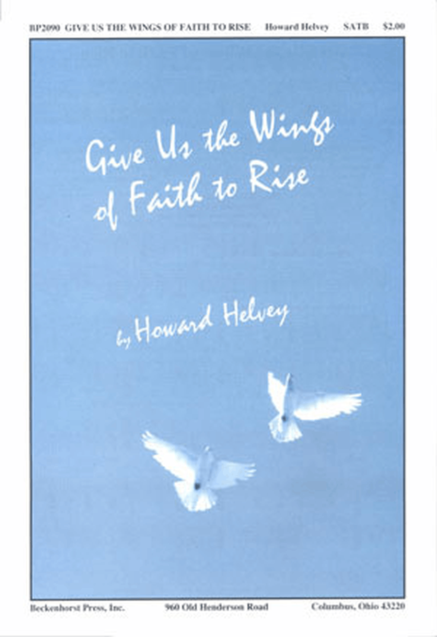 Give Us the Wings of Faith to Rise 4-Part scores gallery preview page 1