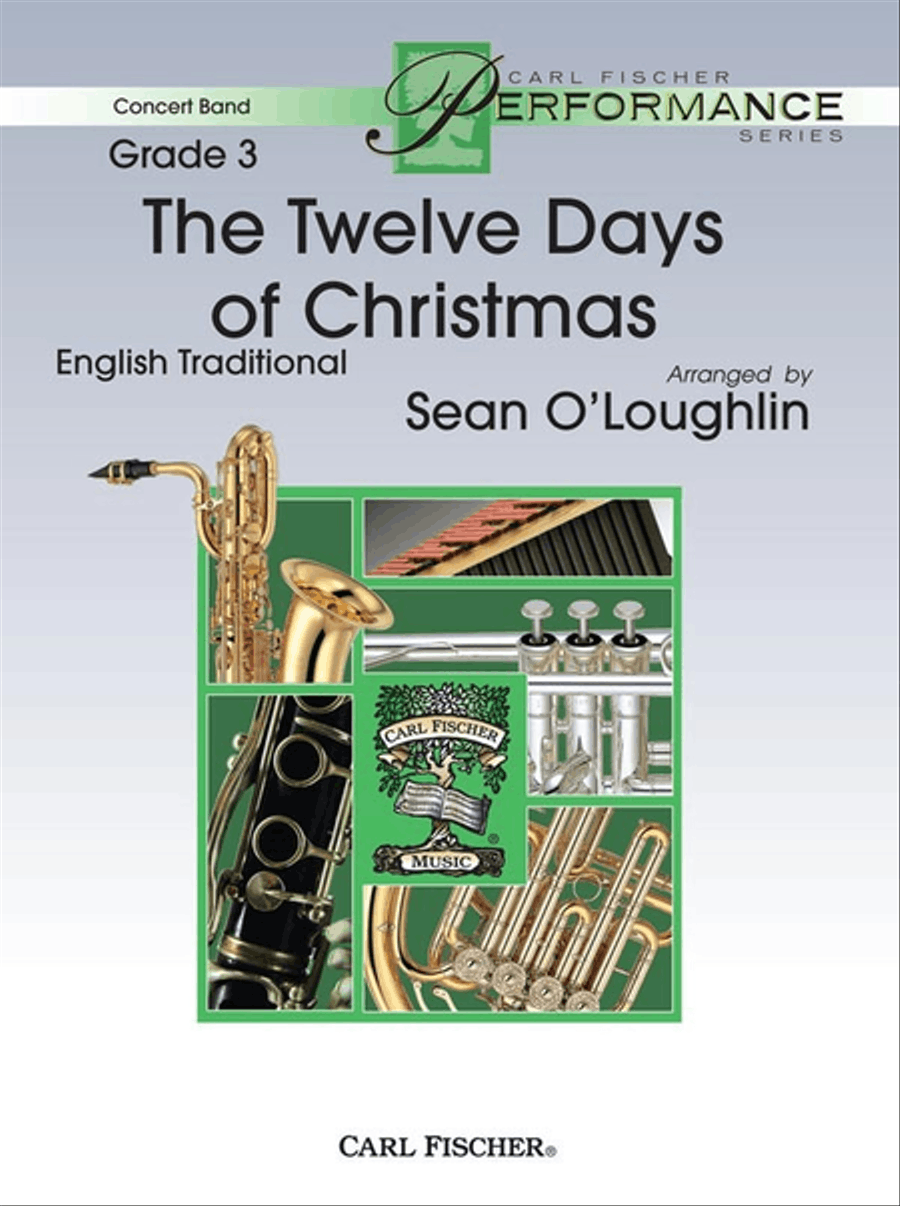 The Twelve Days of Christmas Concert Band scores gallery preview page 1
