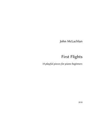 First Flights: 14 playful pieces for piano beginners