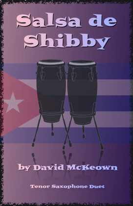 Book cover for Salsa de Shibby, for Tenor Saxophone Duet