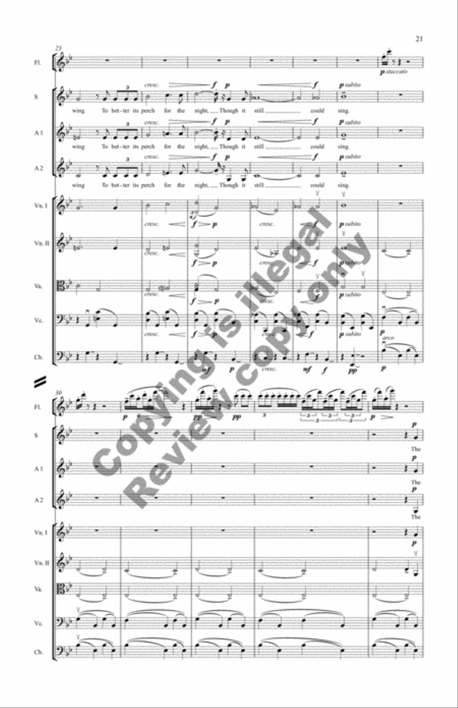 Frostiana (Score) Choir scores gallery preview page 12