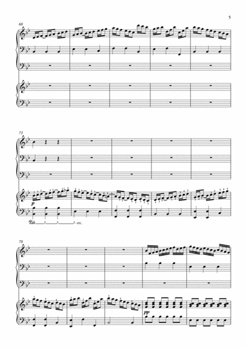 Andante from Organ Concerto Op. 7 no. 1 (G.F. Handel) - Organ-piano duet