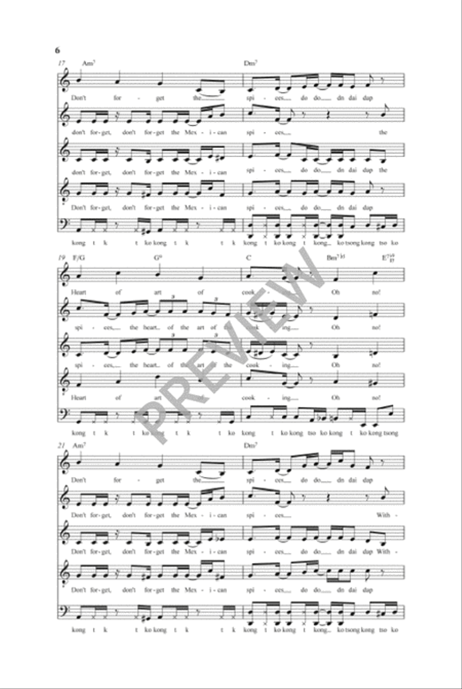 Chili Con Carne (SSATB) SSATB scores gallery preview page 5