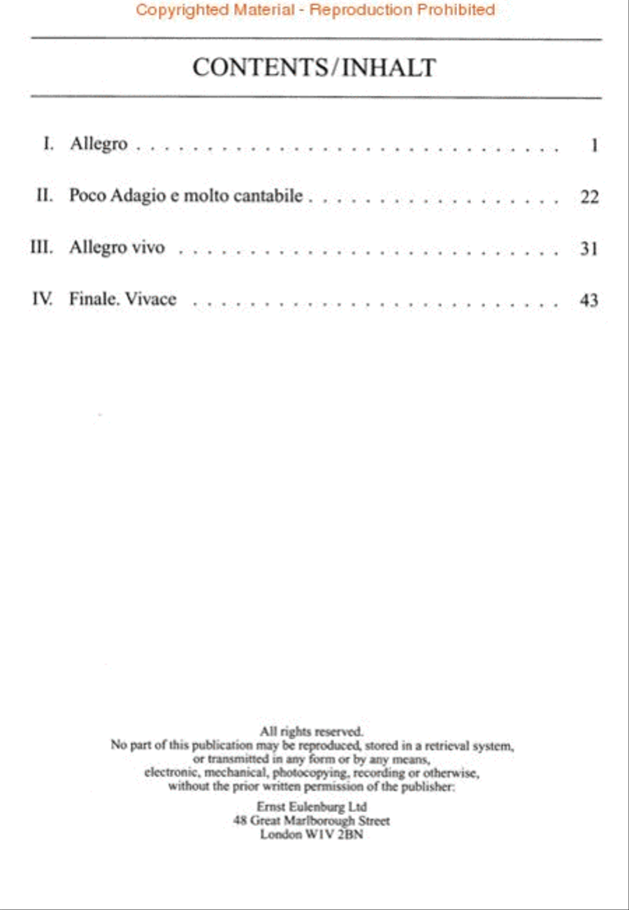 String Quartet In C Major Op. 61 B 121 String Quartet scores gallery preview page 2
