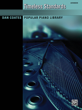 Book cover for Dan Coates Popular Piano Library -- Timeless Standards