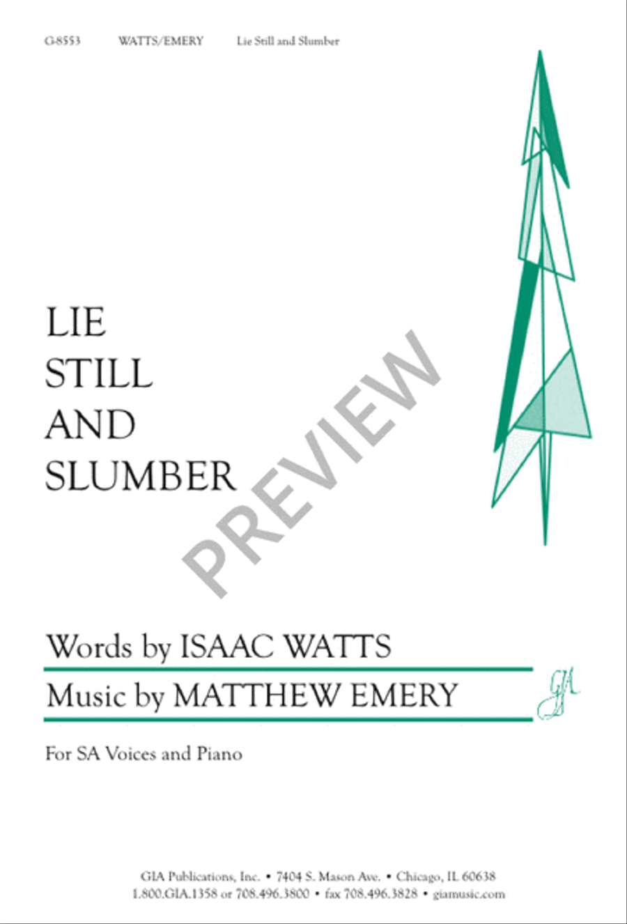 Lie Still and Slumber SA scores gallery preview page 1