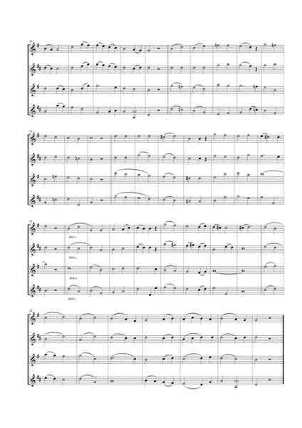 HYMNE - n. 26 from "Iphigenia in Tauris" - for Saxophone Quartet