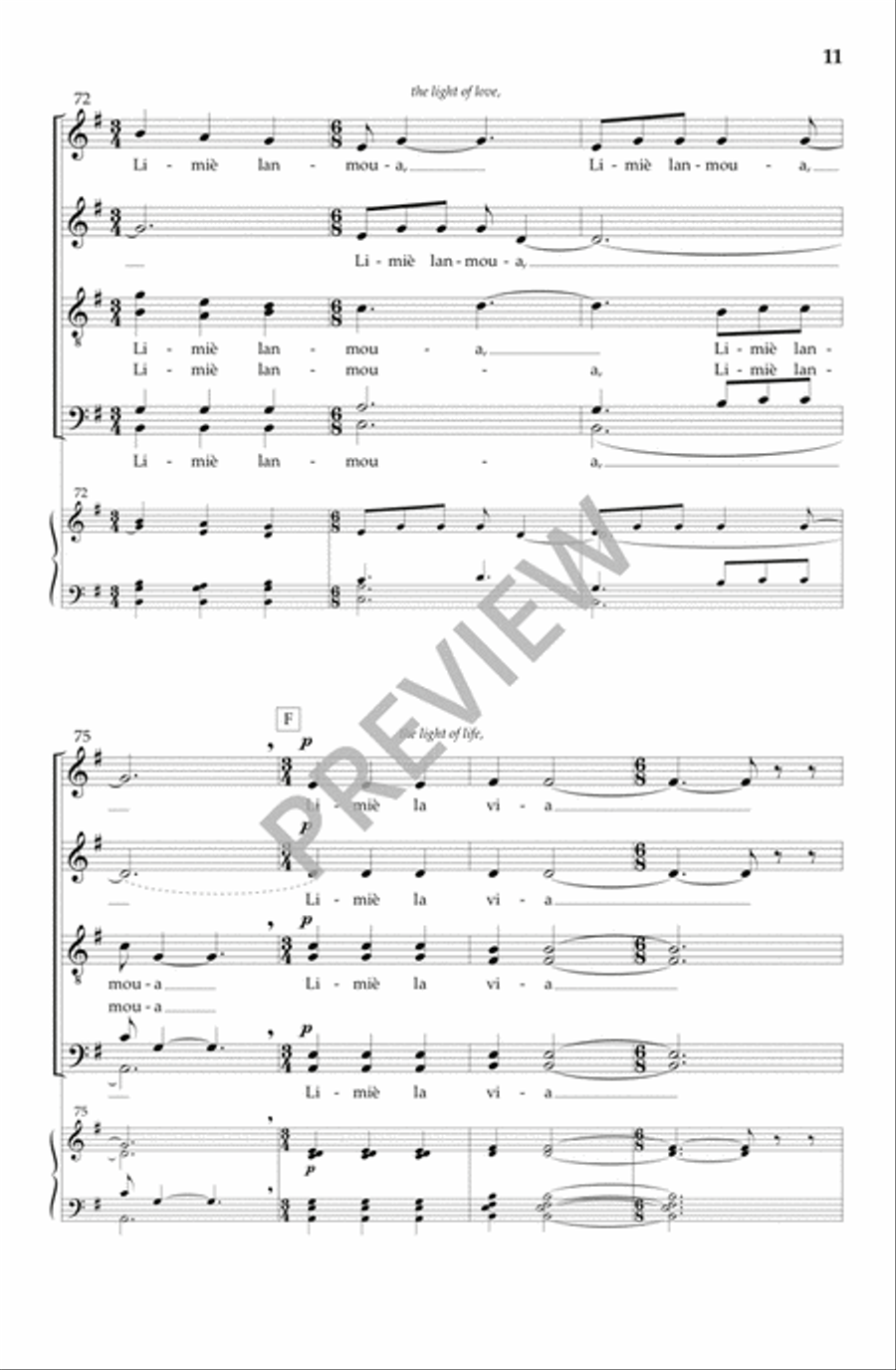 Dominus Vobiscum Divisi scores gallery preview page 12