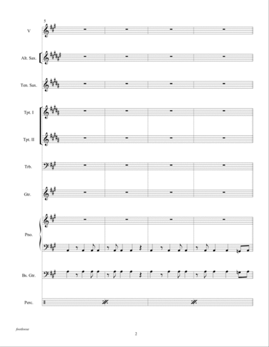 Footloose Large Ensemble scores gallery preview page 4