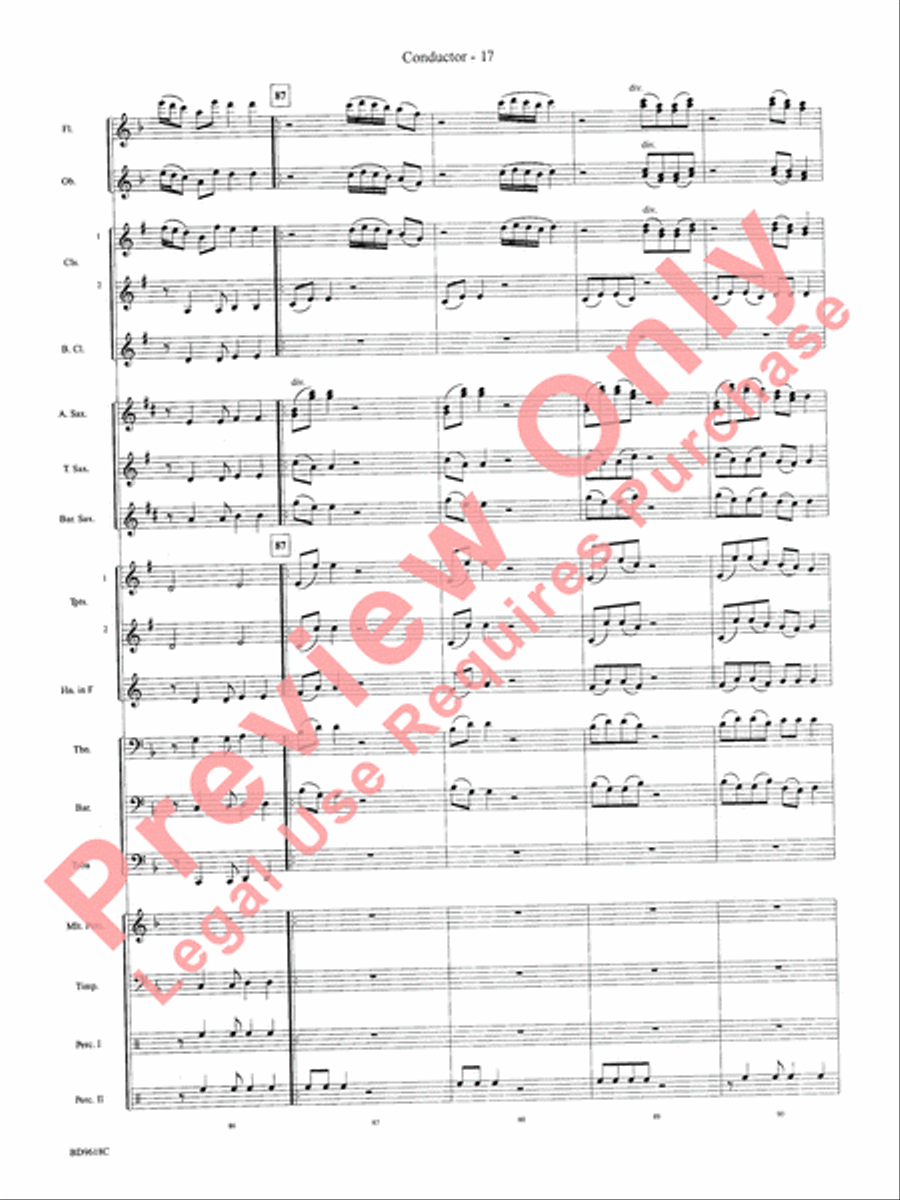 Hatikvah Concert Band scores gallery preview page 20