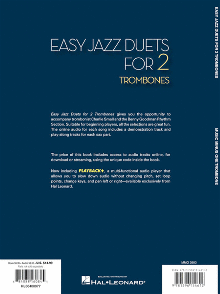 Easy Jazz Duets for Two Trombones and Rhythm Section image number null