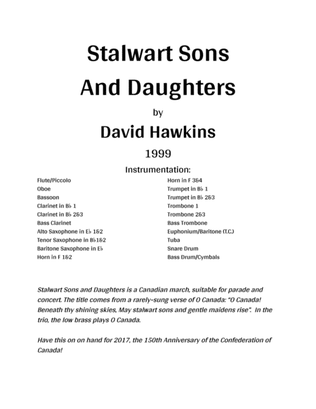 Stalwart Sons and Daughters
