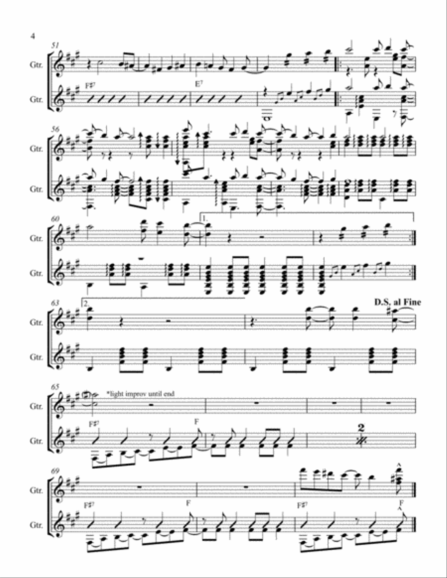 Mrs. Robinson Guitar scores gallery preview page 4