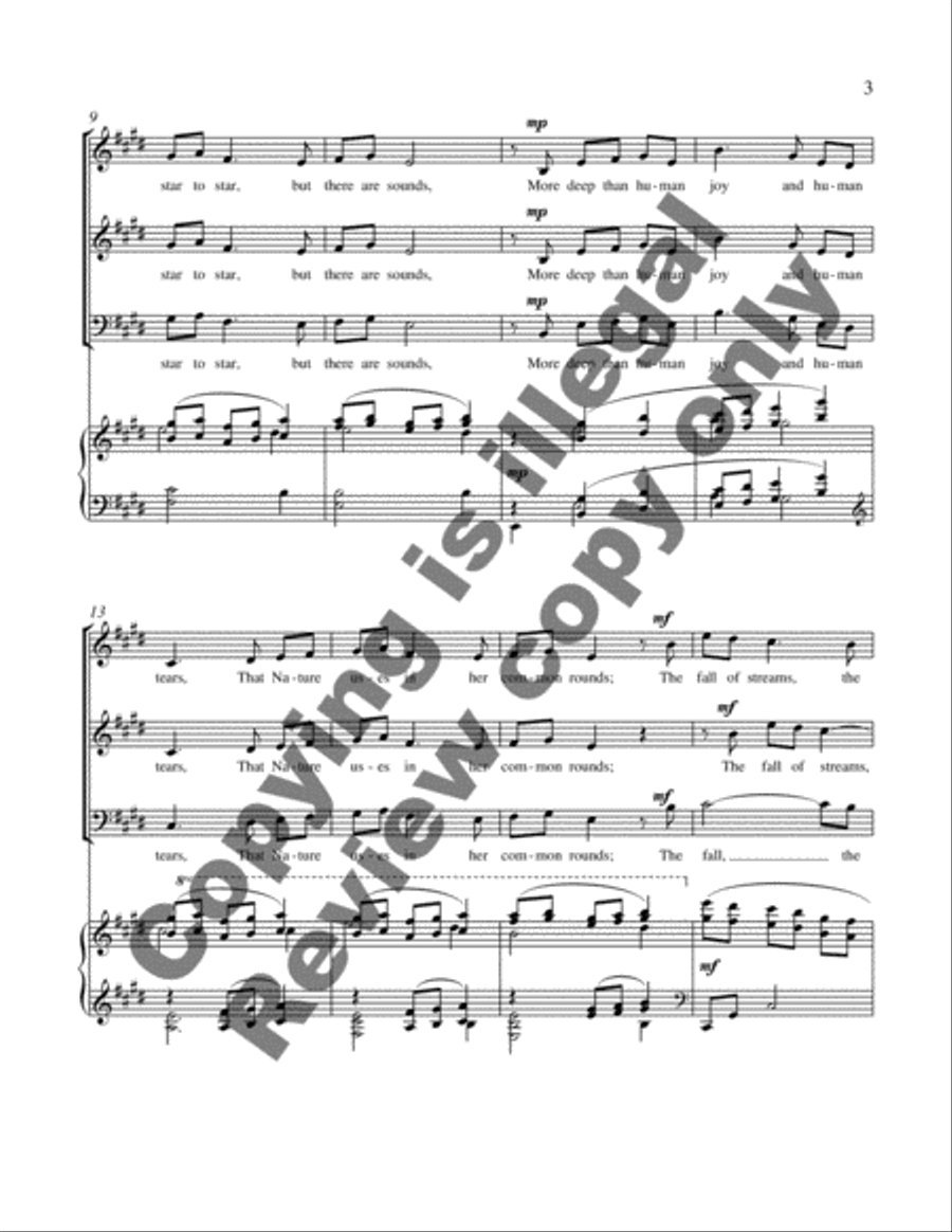 Voices of Earth: 3. Voices of Earth 3-Part scores gallery preview page 4