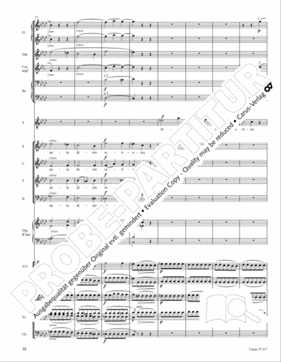 Messe de Requiem 4-Part scores gallery preview page 51