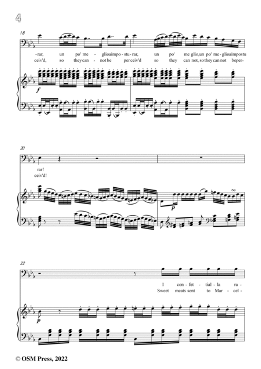 Rossini-A un dottor della mia sorte,from 'Il barbiere di Siviglia'(L'inutile precauzione) Voice scores gallery preview page 6