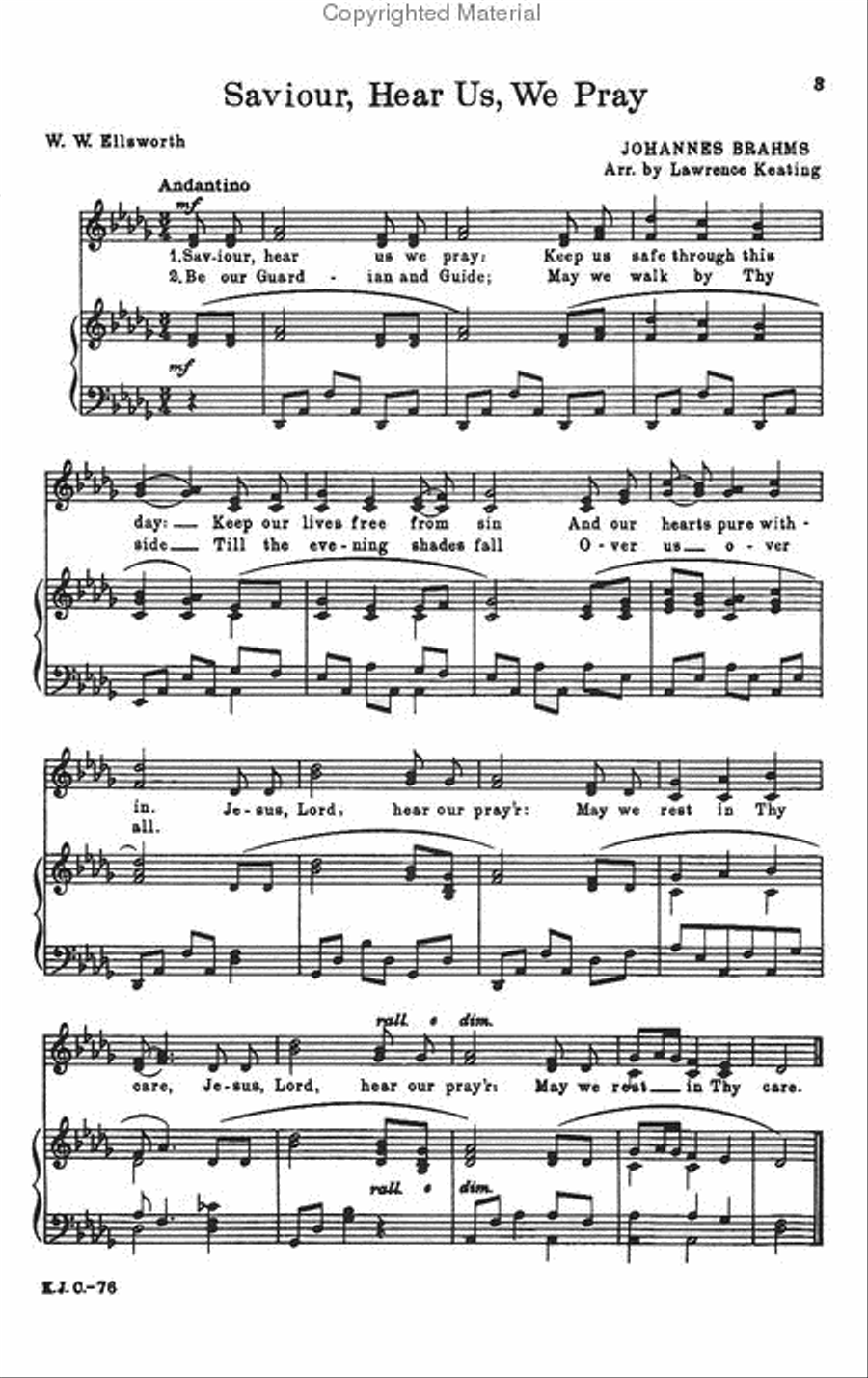 Lawrence Keating's Junior Choir Book 4-Part scores gallery preview page 2